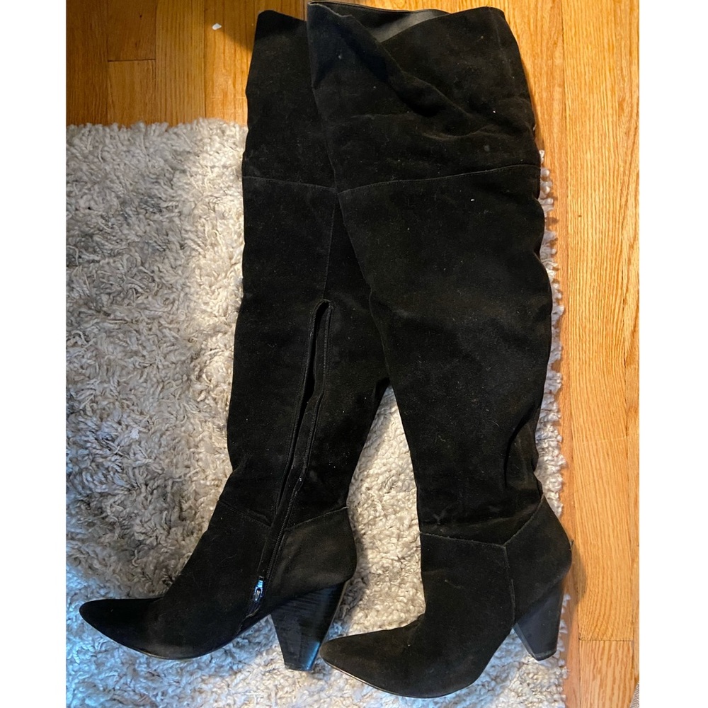 Thigh High Suede Boots